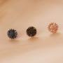 Sunflower Earrings - 3 Pairs Small Cute Sunflower Stud Earrings Jewelry for Women Girls Friends