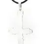 Trilogy Jewelry Pewter Inverted Gothic St. Peters Cross Pendant on Leather Necklace Trilogy Jewelry Pewter Inverted Gothic St. Peters Cross Pendant on Leather Necklace
