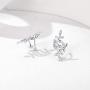 Silvora Sterling Silver Non-Piercing Ear Cuff Earrings, Helix Cartilage Cuff Earrings Set for Women Teen Girls with Delicate Brand Packaging