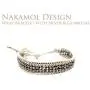 Nakamol Design-Wrap Bracelet with Silver & Gunmetal Nakamol Design-Wrap Bracelet with Silver & Gunmetal