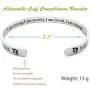 RENYILIN Creative Cuff Bracelet, Zodiac Bracelet, Inspirational Stainless Steel Bracelet for Men and Women