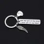 Gzrlyf Memorial Keychain God Has You in His Arm I Have You in My Heart Sympathy Gifts for Loss of Loved One
