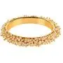 Efulgenz Indian Bollywood 14 K Gold Plated Faux Pearl Bead Bridal Choker Necklace Earrings Bracelet Bangles Ring Jewelry Set