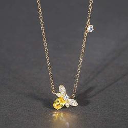 Coloura Womens Brass Necklace with Sunflower for Womens & Girls, Rose Gold Plated Cubic Zirconia Pendant Necklace Hypoallergenic & Nickel Free