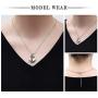 mingkejw Cremation Jewelry for Ashes Stainless Steel Key with My Heart Urn Pendant Memorial Ash Holder Keepsake Necklace