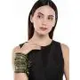 Aheli Wedding Party Designer Velvet Faux Stone Studded Bridal Bangle Set Chuda with Hangings Indian Traditional Ethnic Fashion Jewelry for Women