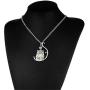 AILUOR Steampunk Gear Pendant Necklace, Punk Vintage Gothic Love Heart Owl Butterfly Bee Insect Chain Sweater Pendant Necklace Jewelry for Women Girl