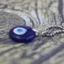 COLORFUL BLING Turkish Symbol Lucky Blue Evil Eye Necklace Lucky Protection Amulet Pendant Necklace Kabbalah Jewelry for Women Girls
