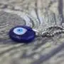 COLORFUL BLING Turkish Symbol Lucky Blue Evil Eye Necklace Lucky Protection Amulet Pendant Necklace Kabbalah Jewelry for Women Girls