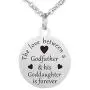 WPFdesign Godfather and Goddaughter Dog Tag Necklace Jewelry Keychain Pendant WPFdesign Godfather and Goddaughter Dog Tag Necklace Jewelry Keychain Pendant