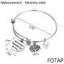 Gift for Grandma My Greatest Blessings Call Me Grammy,Nana,Gigi,Mimi Bracelet Family Tree Wire Bracelet Grandmother Jewelry for Mothers Day
