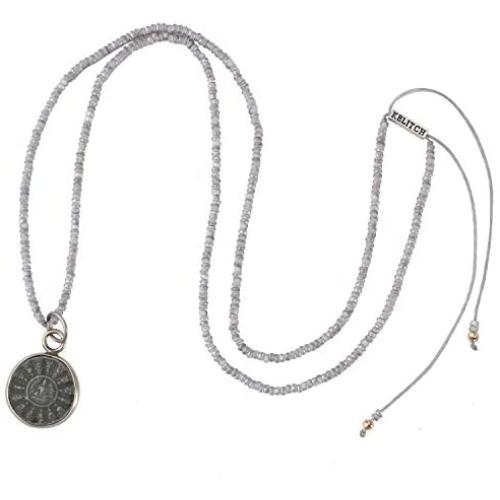 KELITCH Buddha Long Y Strand Necklaces Crystal Beaded Peace Sign Pendant Necklaces New Handmade Fashion Jewelry