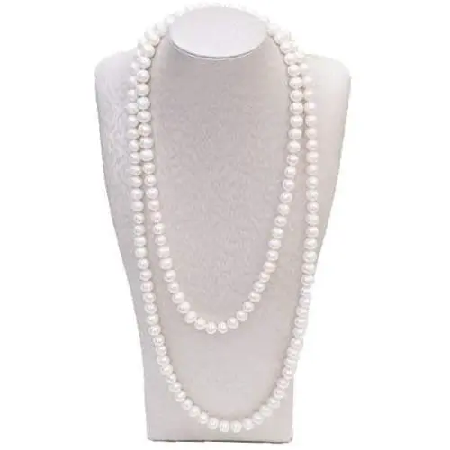 BeautyMood 2 Pcs Pearl Necklace, Stylish Long Pearl Chain for Clothing, Clothing Accessories Bead Accessories BeautyMood 2 Pcs Pearl Necklace, Stylish Long Pearl Chain for Clothing, Clothing Accessories Bead Accessories