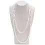 BeautyMood 2 Pcs Pearl Necklace, Stylish Long Pearl Chain for Clothing, Clothing Accessories Bead Accessories BeautyMood 2 Pcs Pearl Necklace, Stylish Long Pearl Chain for Clothing, Clothing Accessories Bead Accessories