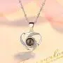 925 Sterling Silver Heart I Love You Necklace 100 Languages Love Necklace for Girlfriend Wife Romantic Gifts for Her 925 Sterling Silver Heart I Love You Necklace 100 Languages Love Necklace for Girlfriend Wife Romantic Gifts for Her
