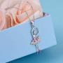 JXJL Silver Dancing Ballerina Necklace Recital Dancer Gift Ballet Pendant Necklace for Girls Women