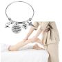 BAUNA Massage Therapist Gifts Therapist Appreciation Gifts A Truly Great Massage Therapist Is Hard to Find and Impossible to Replace Bangle Bracelet LMT Graduation Gift