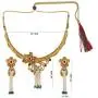 Efulgenz Indian Bollywood Gold Plated Crystal Kundan Rhinestone Faux Pearl Wedding Choker Collar Necklace Earrings Jewelry Set