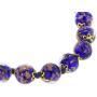GlassOfVenice Murano Glass Sommerso Bracelet - Navy Blue