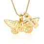 Minicremation Cremation Jewelry for Ashes Memorial Keepsake for Beloveds Ashes Urn Pendants Butterfly Cremation Necklace for Ashes