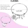 UJIMS Semicolon Inspirational Gift Mental Health Suicide Awareness Bracelet Depression Awareness Jewelry for Women Girl UJIMS Semicolon Inspirational Gift Mental Health Suicide Awareness Bracelet Depression Awareness Jewelry for Women Girl