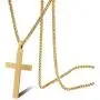 Cross Necklace for Men, Stainless Steel Cross Pendant Necklaces,18-32 inches Chain Silver Gold Black Cross Necklace Cross Necklace for Men, Stainless Steel Cross Pendant Necklaces,18-32 inches Chain Silver Gold Black Cross Necklace