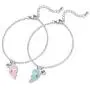 2pcs Best Friend Unicorn Bracelet BFF Heart Jewelry Christmas Birthday Gift for Friends or Sister 2pcs Best Friend Unicorn Bracelet BFF Heart Jewelry Christmas Birthday Gift for Friends or Sister