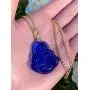 Happy Laughing Buddha Blue Jade Pendant Necklace Cuban Chain Genuine Certified Grade A Jadeite Jade Hand Crafted, Jade Necklace, 14k Gold Filled Laughing Jade Buddha necklace, Jade Medallion