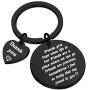 FUSTMW Friends Thank You Gift Friends Keychain I Feel So Lucky That My Friend is You Friendship Jewelry Going Away Gifts