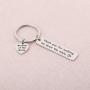ENSIANTH Brother of The Bride Gift Brother Keychain Family Jewelry Sibling Keychain Wedding Party Gift