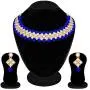 Aheli Elegant Indian Faux Kundan Studded Necklace Earring Set Bollywood Wedding Party Wear Ethnic Fashion Jewelry for Women Aheli Elegant Indian Faux Kundan Studded Necklace Earring Set Bollywood Wedding Party Wear Ethnic Fashion Jewelry for Women