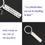 CENWA Kindness Gift Anti Bullying Awareness Gift in A World Where You Can Be Anything Be Kind Keychain Anti-Bullying Motivational Gift School Motto
