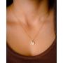 EFYTAL Small Cross Necklace for Women and Girls, Christian Gifts for Easter, First Communion, Confirmation, Baptism, Gold Filled Dainty, Tiny Pendant Jewelry, Religious Gift for Catholic Birthday
