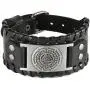 HZMAN Viking Punk Bike Leather Cuff Bracelet Rock Leather Wristband Adjustable Nordic Rune Vintage Bracelet for Men HZMAN Viking Punk Bike Leather Cuff Bracelet Rock Leather Wristband Adjustable Nordic Rune Vintage Bracelet for Men