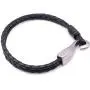 Big Hook Mens Braided Leather Bracelet Black Handcrafted in USA Big Hook Mens Braided Leather Bracelet Black Handcrafted in USA