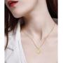 iDIMSON Gold Heart Initial Pendant Necklace for Girls 14K Gold Plated Filled Dainty Heart Pendant Initial Letter Necklaces Alphabet Monogram Necklaces Jewelry Gift for Women Teen Girls