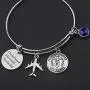 TIIMG Military Gift She Believed She Could So She Did Navy Army Air Force Bracelet Military Mom Wife Bangle Bracelet TIIMG Military Gift She Believed She Could So She Did Navy Army Air Force Bracelet Military Mom Wife Bangle Bracelet