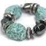 Imitation Stone Necklace and Earring Jewelry Set Twisty Chunky Pendant Dangle Gifts for Women Girls Wedding Party Imitation Stone Necklace and Earring Jewelry Set Twisty Chunky Pendant Dangle Gifts for Women Girls Wedding Party