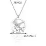 PENQI The Hunger Games Jewelry Pin Arrow Necklace Game Bird Pendant Necklace Bronze Film Movie Fans Gift for Women Men