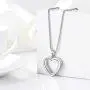 zeqingjw Glass Cremation Jewelry Necklace for Ashes Heart Memorial Lockets for Ashes Stainless Steel Keepsake Urn Ashes Pendants zeqingjw Glass Cremation Jewelry Necklace for Ashes Heart Memorial Lockets for Ashes Stainless Steel Keepsake Urn Ashes Pendants