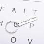 ecobuty Quotes I Am Enough Inspirational Gift Feminist Gift Encouragement Gift Reminder Jewelry for Teen BFF Jewelry I Am Enough Keychain Cancer Awareness Encouragement Gift