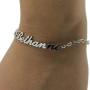 Joelle Custom Name Anklet Bracelet Personalized Sterling Silver Dainty Classic Anklet for Women Girls