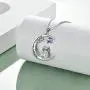AOBOCO Inspirational Jewelry Gifts Sterling Silver Girls Animals On the Moon Pendant Neklcaces AOBOCO Inspirational Jewelry Gifts Sterling Silver Girls Animals On the Moon Pendant Neklcaces