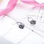 KesaPlan Purple Blue Heart Dangle Earrings for Women Made with Swarovski Crystals Drop Earrings Hypoallergenic Hooks Love Jewelry Gift KesaPlan Purple Blue Heart Dangle Earrings for Women Made with Swarovski Crystals Drop Earrings Hypoallergenic Hooks Love Jewelry Gift