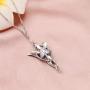 WSNANG Movie Arwen Evenstar Earrings Necklace Movie Inspired Jewelry Gift for Fans