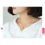 Personality Pearl Rhinestone Peanut Pendant Necklace For Women Girls Valentines Day Gifts Personality Pearl Rhinestone Peanut Pendant Necklace For Women Girls Valentines Day Gifts