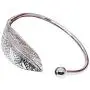 Weishu 925 Sterling Silver Leaf Feather Bracelets & Bangles for Women Wedding Gift Adjustable Bracelet Birthday Leaf-Shaped Cuff Jewelry Weishu 925 Sterling Silver Leaf Feather Bracelets & Bangles for Women Wedding Gift Adjustable Bracelet Birthday Leaf-Shaped Cuff Jewelry