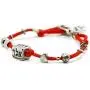 Womens Red Silk String Bracelet with 72 Names of God Silver Tone Cube Charm for Health, Prosperity, Protection & Happiness - Multi Charm Jewelry Gift for Women includes Hamsa Hand, Fish and Heart Charms - 7'' Length Womens Red Silk String Bracelet with 72 Names of God Silver Tone Cube Charm for Health, Prosperity, Protection & Happiness - Multi Charm Jewelry Gift for Women includes Hamsa Hand, Fish and Heart Charms - 7'' Length