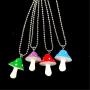 Sperrins Mushroom Dangling Earrings Necklace Set Mushroom Shape Drop Dangle Earrings Mushrooms Necklaces Jewelry Chains For Women Girls Daughters