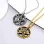 PROSTEEL Stainless Steel Tetragrammaton Pentacle Necklace, Eliphas Levis Pentagram, Men Women Amulet Statement Jewelry, Wiccan Magical Star Satanism Pendant Necklace, Come Gift Box